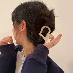 Heart Shape Hair Claw Clip Set